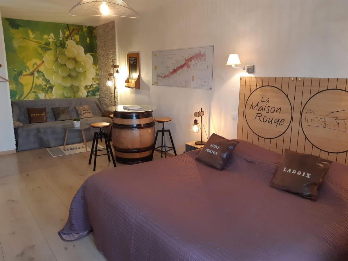 La Maison Rouge Ladoix - Proche Beaune Luaran gambar